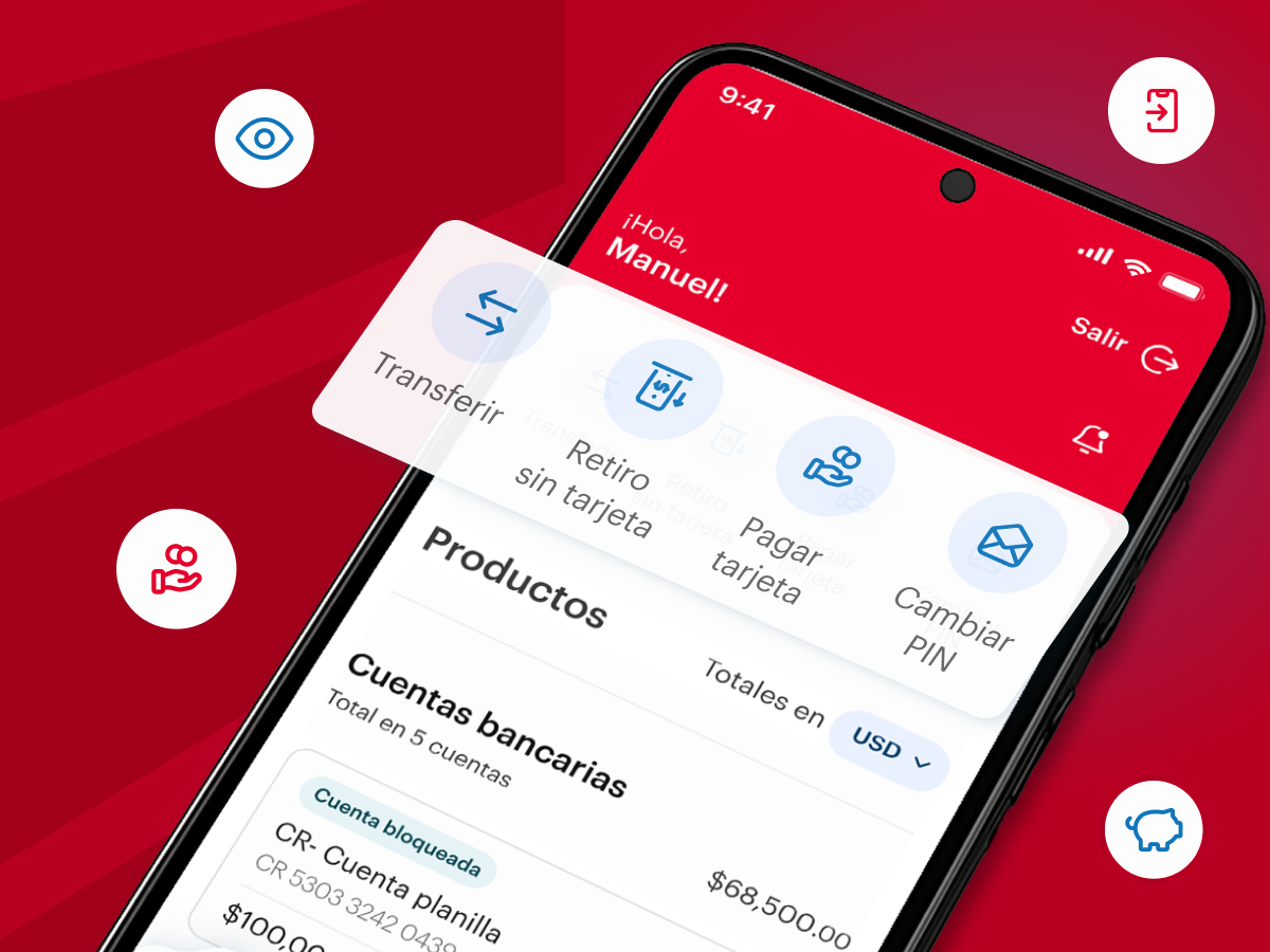 Cuentas y productos